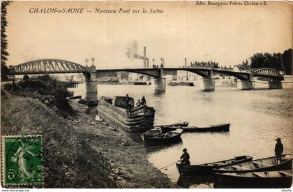 CPA Chalon sur Saone Nouveau Pont sur la Saone FRANCE (954245)