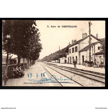 52 - Gare de CHEVILLON (Haute Marne)