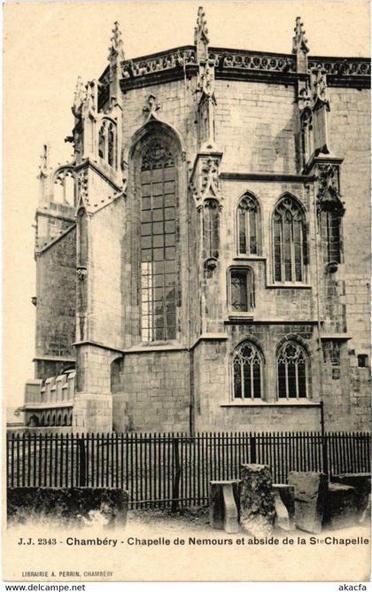 CPA CHAMBÉRY - Chapelle de Nemours et abside de la St-Chapelle (109101)