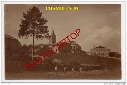 CHAMBLEY BUSSIERES-Carte Photo allemande-Guerre14-18-1WK-Militaria-Frankreich-France-54-