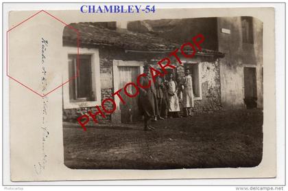 CHAMBLEY BUSSIERES-Cuisine allemande-Carte Photo allemande-Guerre14-18-1WK-Militaria-Frankreich-France-54-