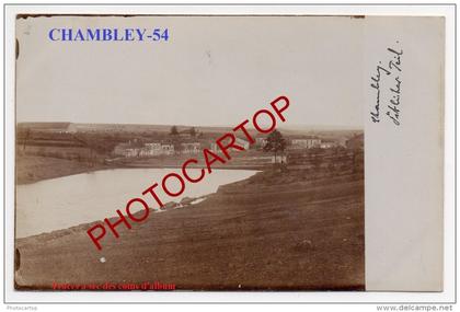 CHAMBLEY BUSSIERES-Panorama-Carte Photo allemande-Guerre14-18-1WK-Militaria-Frankreich-France-54-