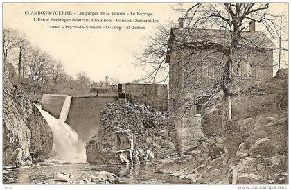 Carte Postale Ancienne de CHAMBON SUR VOUEIZE