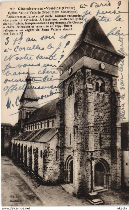 CPA CHAMBON-sur-VOUEIZE Eglise Sainte-Valerie (1144195)