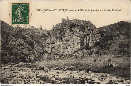 CPA CHAMBON-sur-VOUEIZE Vallee de la Voueize - Le Rocher Feuillete (1144125)