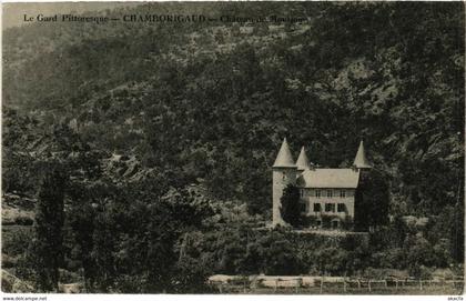 CPA AK Le Gard Pittoresque - CHAMBORIGAUD - Chateau de Moutjou (582068)