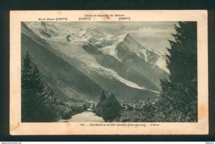 74 - Chamonix - Mont-Blanc - L'Arve - Carte Vierge