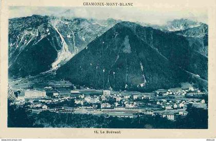 74 - Chamonix - Mont-Blanc - Le Brévent - CPA - Voir Scans Recto-Verso
