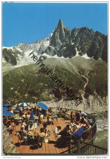 Chamonix - Mont Blanc - Les Terrasses du Montenvers - Ansichtskarte Großformat