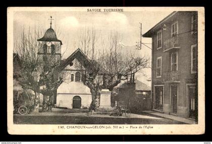 73 - CHAMOUX-SUR-GELON - PLACE DE L'EGLISE