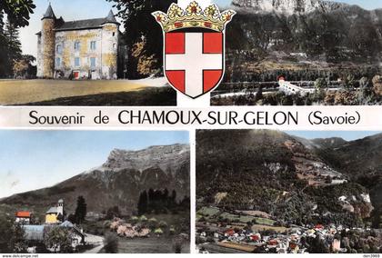 Souvenir de CHAMOUX-sur-GELON - Vues générales - Château - Blason