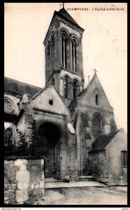 95 - CHAMPAGNE sur OISE -- L'Eglise