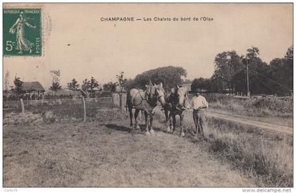 Champagne sur Oise 95 - Agriculture - Attelage