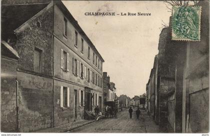 CPA CHAMPAGNE - La Rue Neuve (44868)