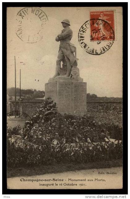 77 Champagne-sur-Seine monument aux morts D77D K77316K C77079C RH085997