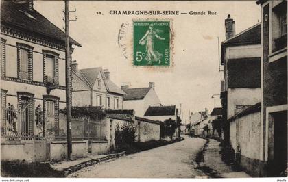 CPA CHAMPAGNE-SUR-SEINE Grande Rue (979978)