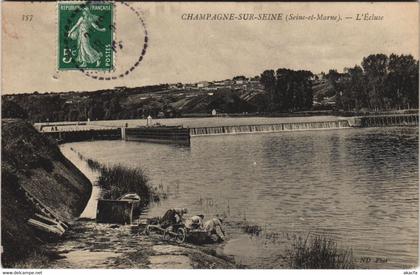 CPA CHAMPAGNE-sur-SEINE - L'Ecluse (120763)