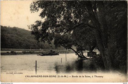 CPA CHAMPAGNE-sur-SEINE THOMERY - Bords de la Seine a Thomery (1299873)