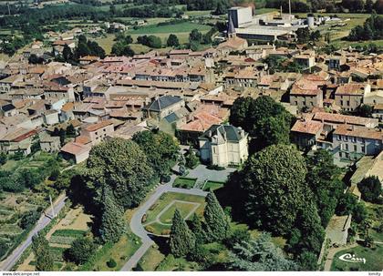 & 79 Champdeniers Saint Denis le bourg vue aerienne chateau de Villeneuve CPM