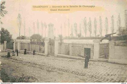 94 - Champigny sur Marne - Souvenir de la Bataille de Champigny - Grand Monument - Animée - Précurseur - CPA - Voir Scan