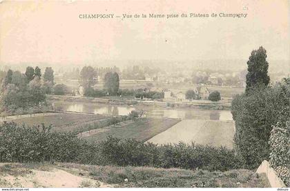 94 - Champigny sur Marne - Vue de la Marne prise du Plateau de Champigny - Précurseur - CPA - Voir Scans Recto-Verso