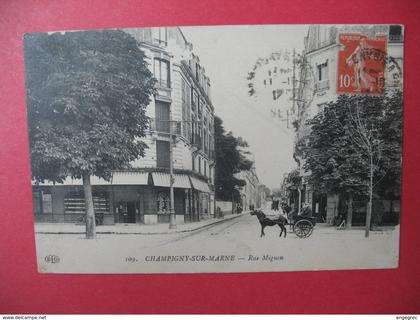 Carte    Champigny-sur-Marne    Rue Mignon