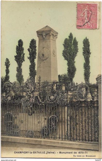 Champigny-la-Bataille - Monument de 1870-71
