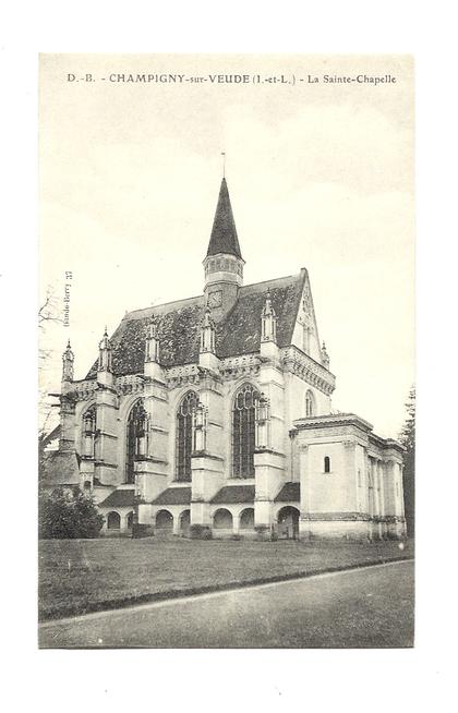 cp, 37, Champigny-sur-Veude, La Sainte Chapelle