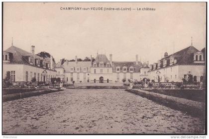 CPA - (37) Champigny sur Veude - le chateau