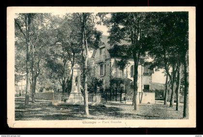 89 - CHAMPS-SUR-YONNE - PLACE BINOCHE - VOIR ETAT