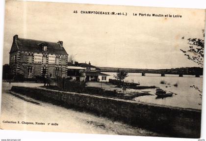 CPA CHAMPTOCEAUX - Le Port du Moulin et la Loire (165203)