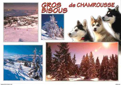 38 - Chamrousse - Multivues - Chiens Husky - CPM - Carte Neuve - Voir Scans Recto-Verso
