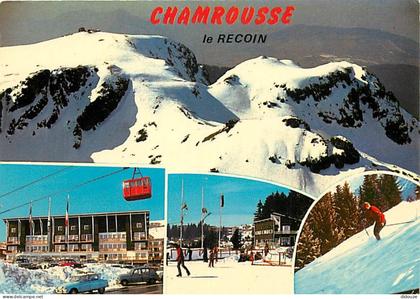 38 - Chamrousse - Multivues - Hiver - Neige - Automobiles - CPM - Voir Scans Recto-Verso