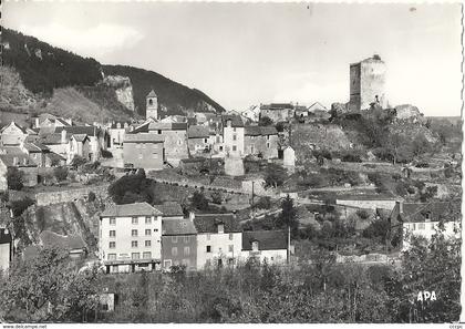 CPSM Chanac Vue générale prise du Sacré-Coeur