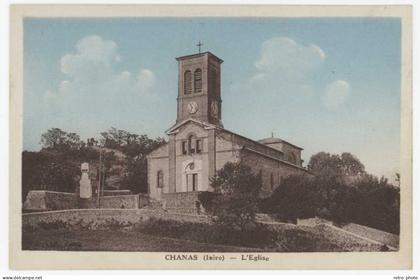 Cpa Chanas - l'église