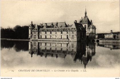 CPA Chantilly - Chateau de Chantilly - Le Chatelet et la Chapelle (1032146)