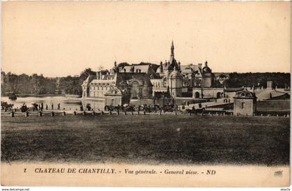 CPA Chantilly - Chateau de Chantilly - Vue Generale (1032190)