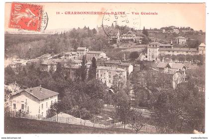 Charbonniere les Bains  (69 - Rhône) vue générale
