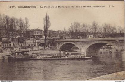 94 - Charenton - Le pont et le débarcadere