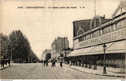CPA CHARENTON Le Quai pres du Pont (869399)