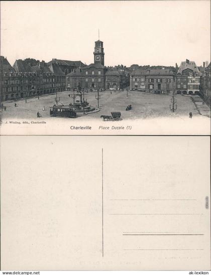 Ansichtskarte Charleville-Mézières Charleville-Mézières Place Ducale 1914