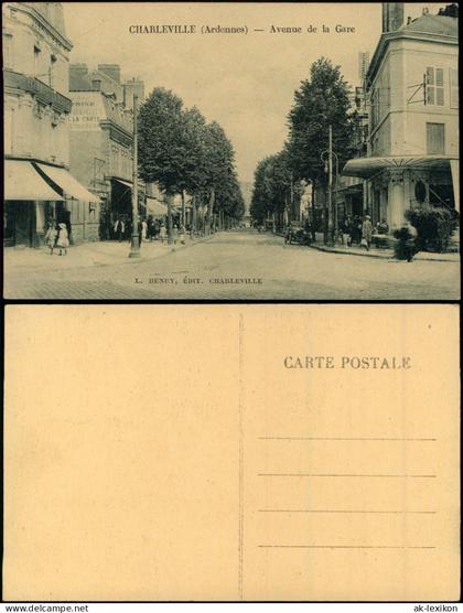 Charleville-Mézières Charleville-Mézières Ardennes Avenue de la Gare 1912