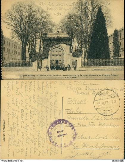Charleville-Mézières Charleville-Mézières Eingang - Kinder Lycee Chanzy 1917