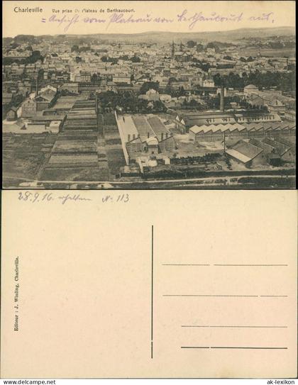 Charleville-Mézières Charleville-Mézières Fabrikanlage und Stadt 1913
