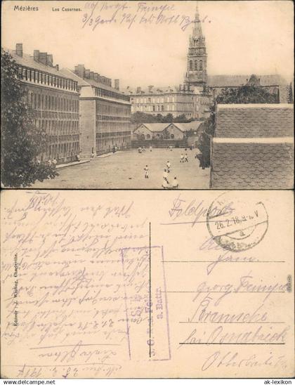 Charleville-Mézières Charleville-Mézières Stadt, Platz und Kasernen 1918
