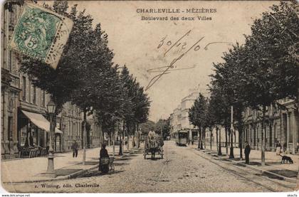 CPA CHARLEVILLE MÉZIERES - Boulevard des deux Villes (135372)