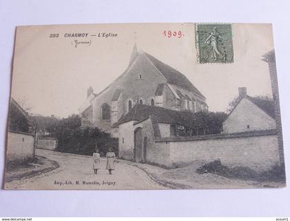 charmoy - l'église - 1909