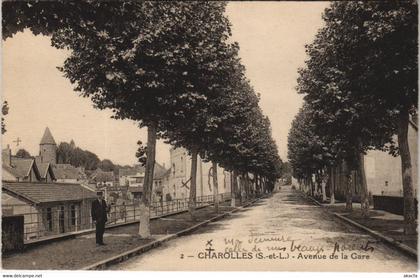 CPA CHAROLLES - Avenue de la Gare (121933)