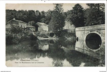 CPA Carte Postale-France-Charroux Pont de Rochemeau sur la  Charente-1909- - VM25443p