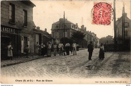 CPA Chars Rue de Gisors (1391634)
